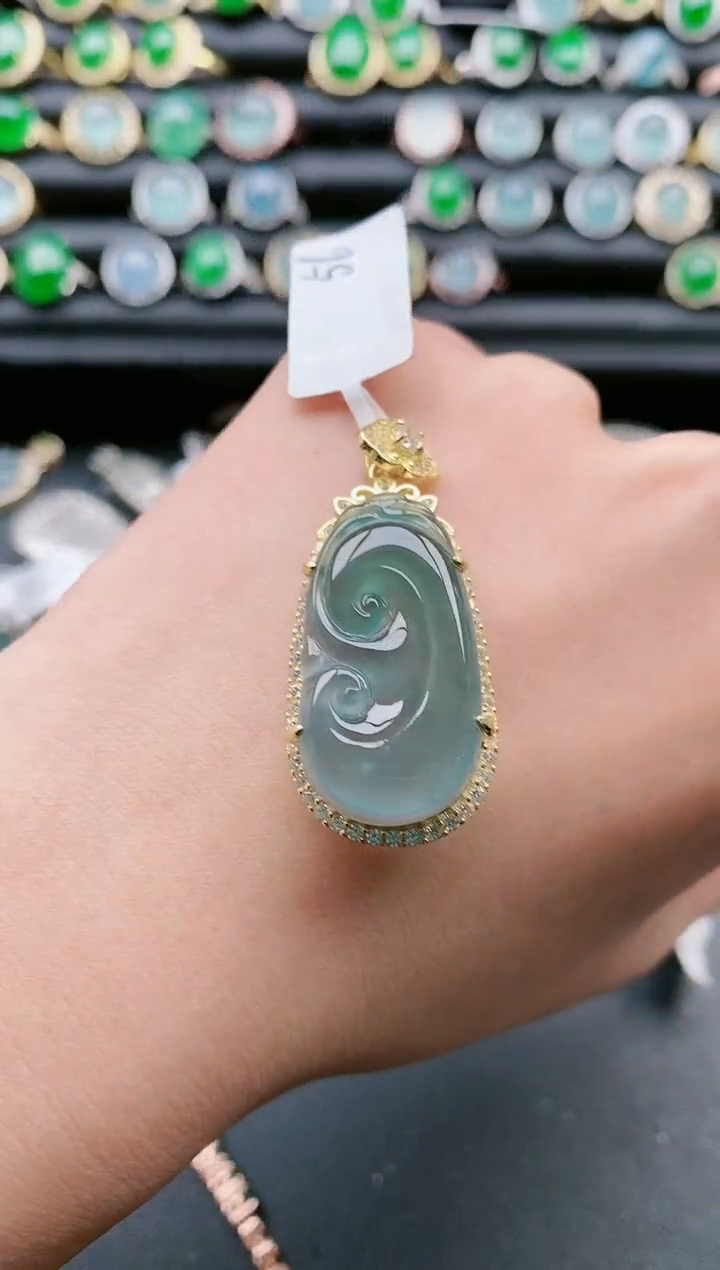 【闪购商品】翡翠戒指银S925镶嵌111111