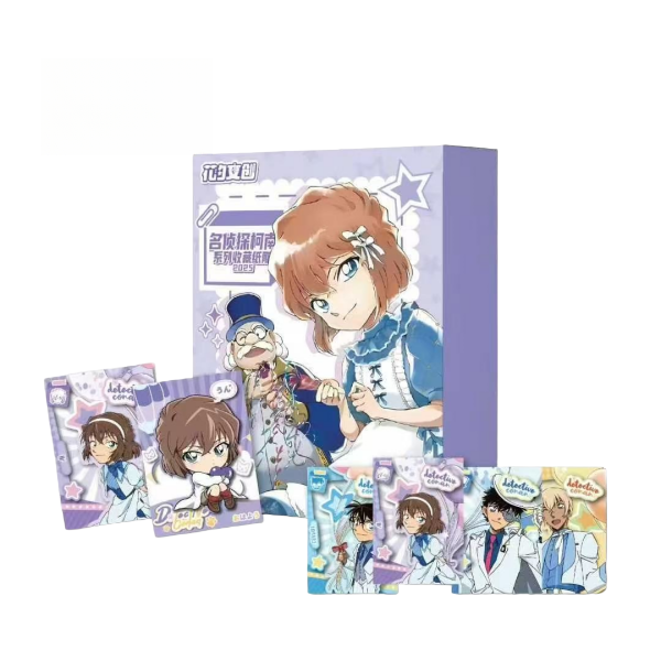 mo【单人+1，基德+2】花汐文创花间物语柯南收藏纸雕卡牌（默认代拆）