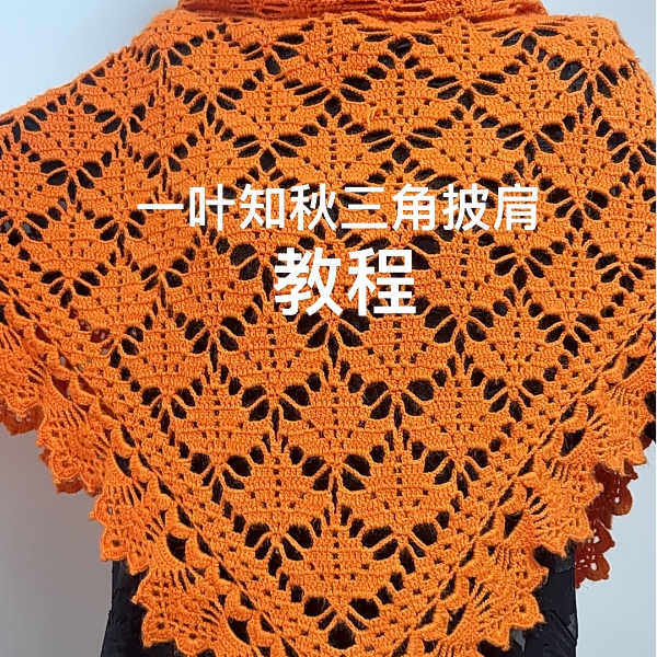 一叶知秋三角披肩教程课-知识服务读书卡