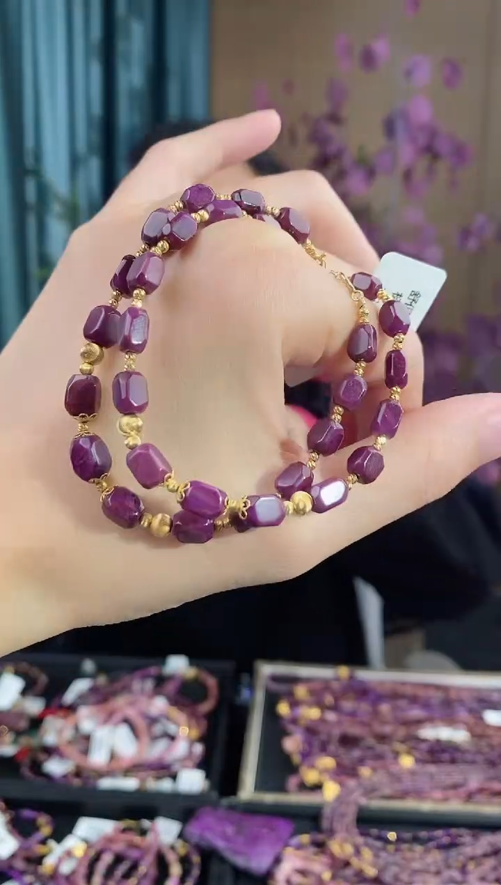 【闪购商品】苏纪石（舒俱来）手链18K金镶嵌203多样性发其一