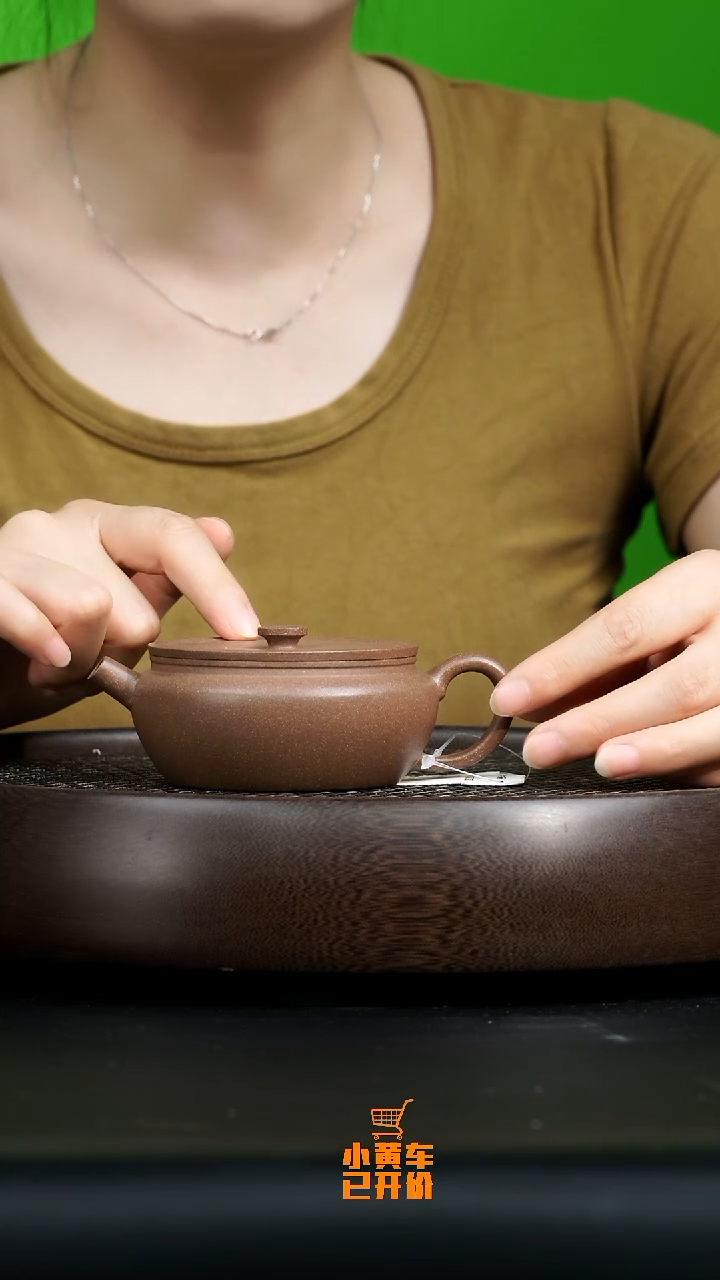 茶壶紫砂0625午直播老段泥扁壶