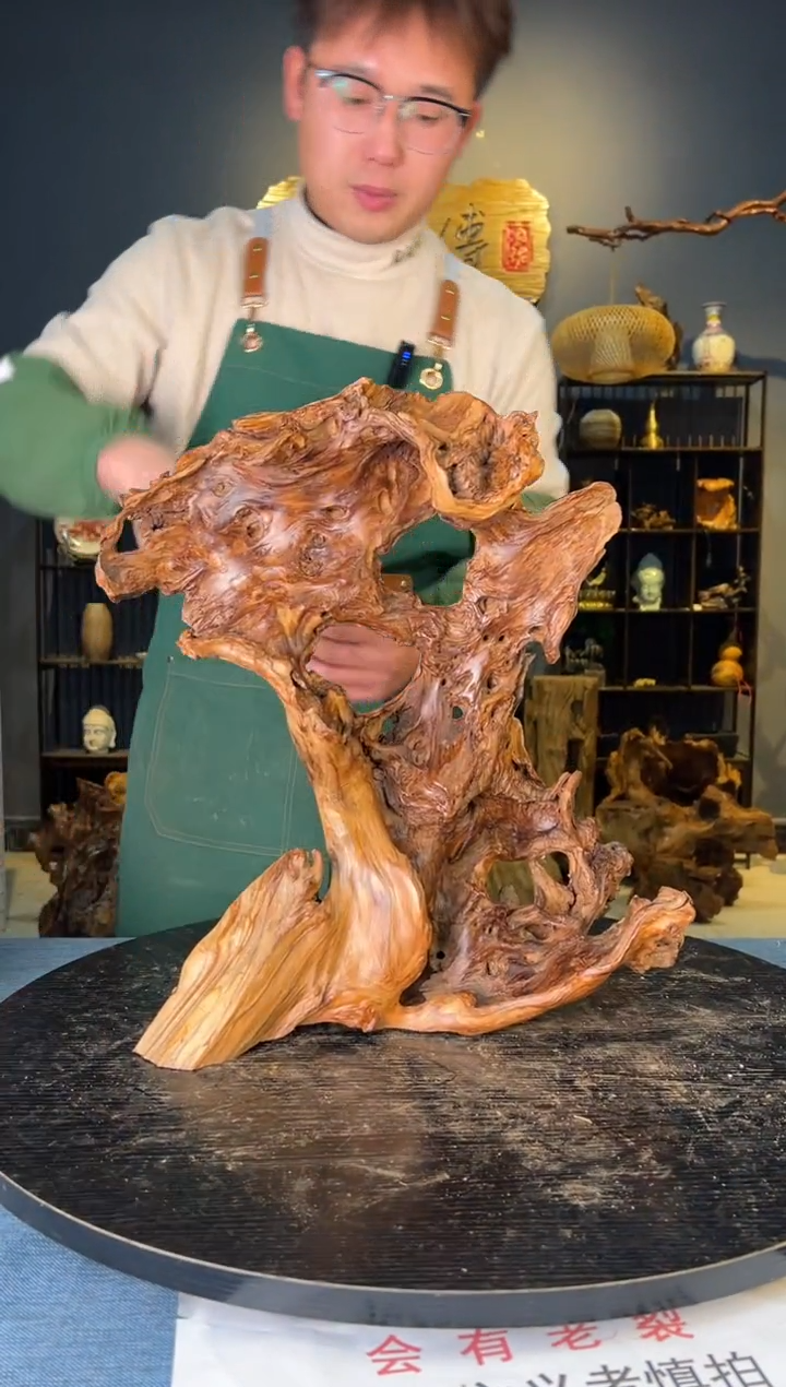 【闪购商品】木卢师傅根艺作品(不包含人物摆件）