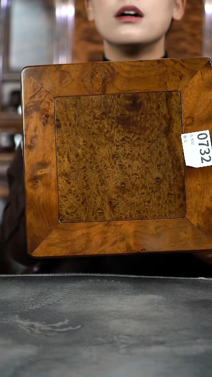 【闪购商品】金丝楠木艺金玉满堂云朵纹精工富贵凳732