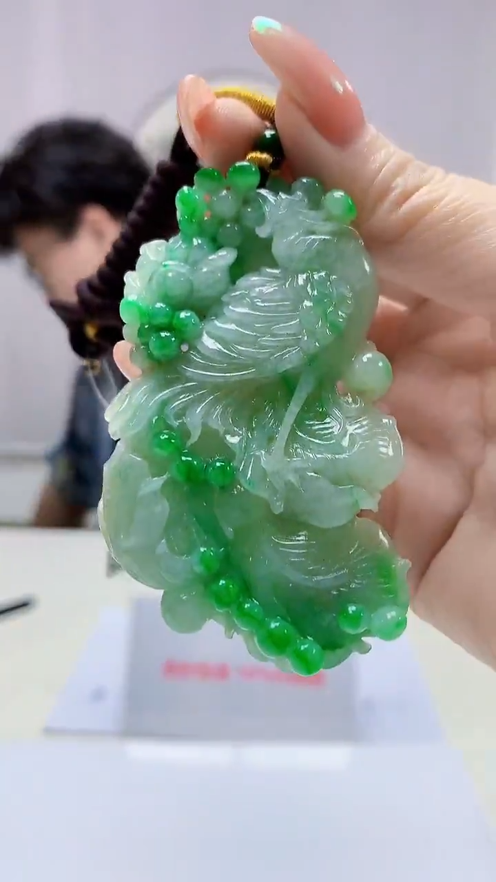 【闪购商品】定制翡翠未镶嵌4688DD-毛货199凤凰赠珠链