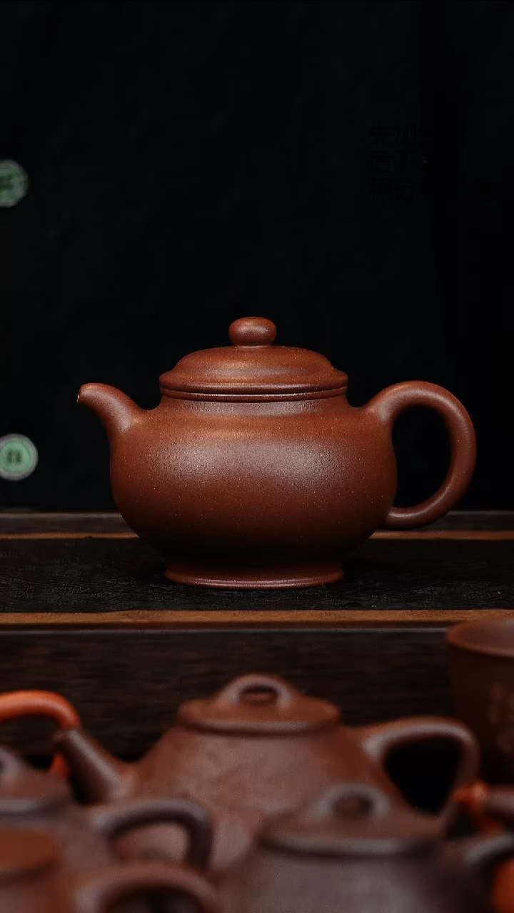 茶壶紫砂微瑕掇只零添加老紫泥270cc