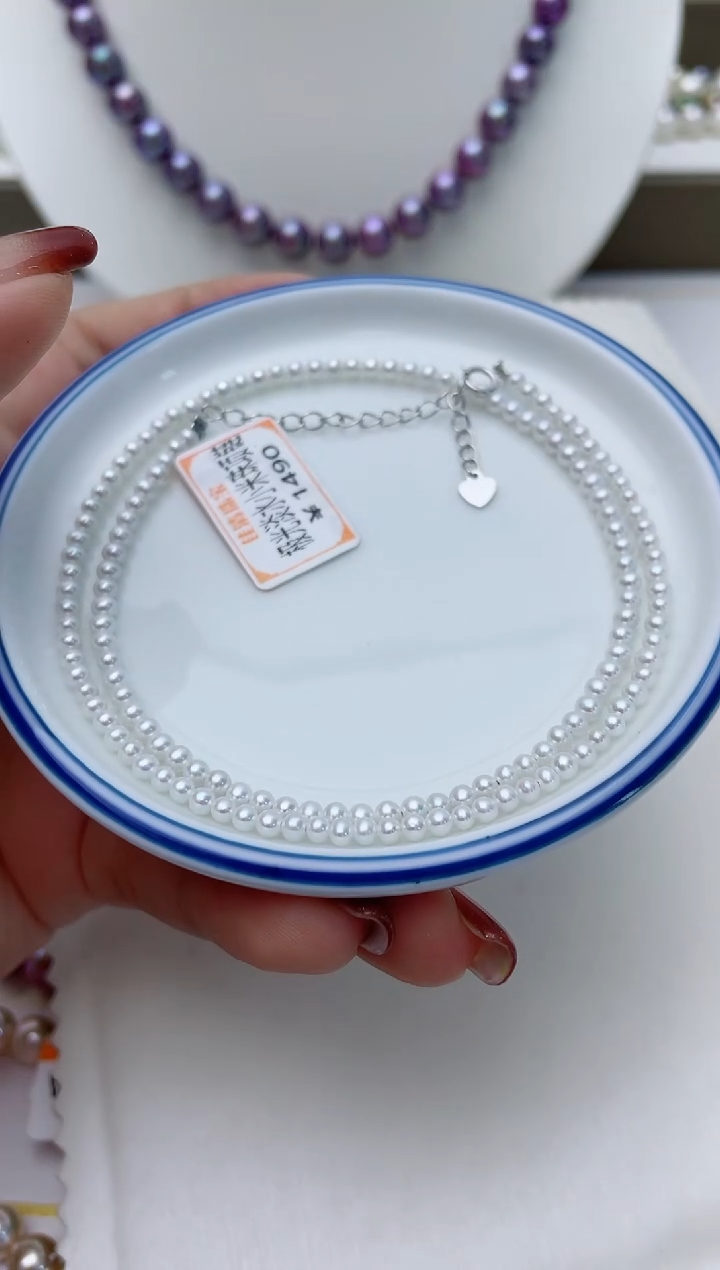 【闪购商品】淡水珍珠颈饰未镶嵌W8