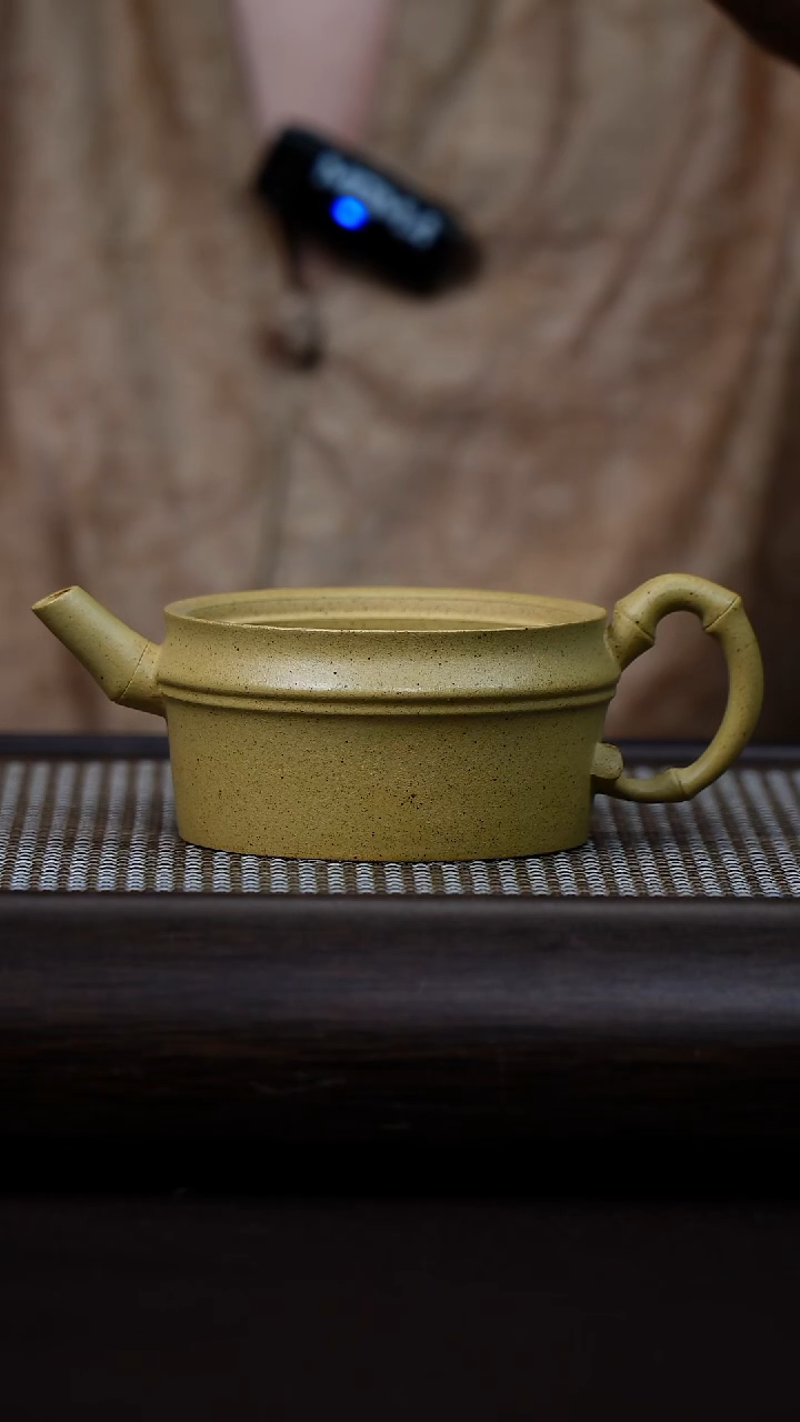 茶壶紫砂大口竹书 本山绿 0829