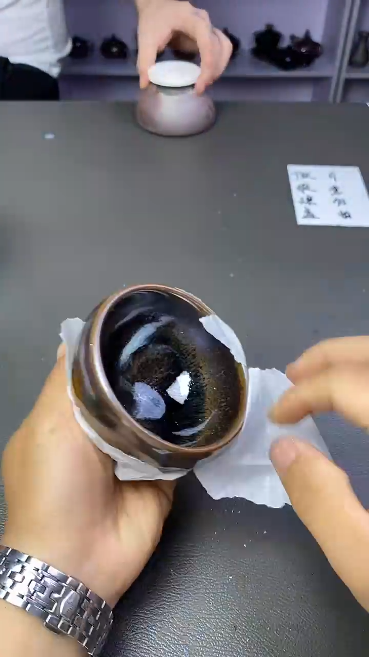 茶盏微瑕主人杯精选一只85