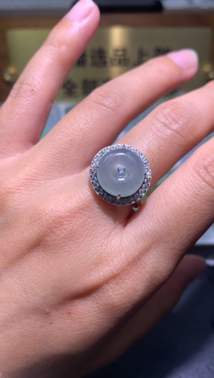 【闪购商品】翡翠颈饰银S925镶嵌净货