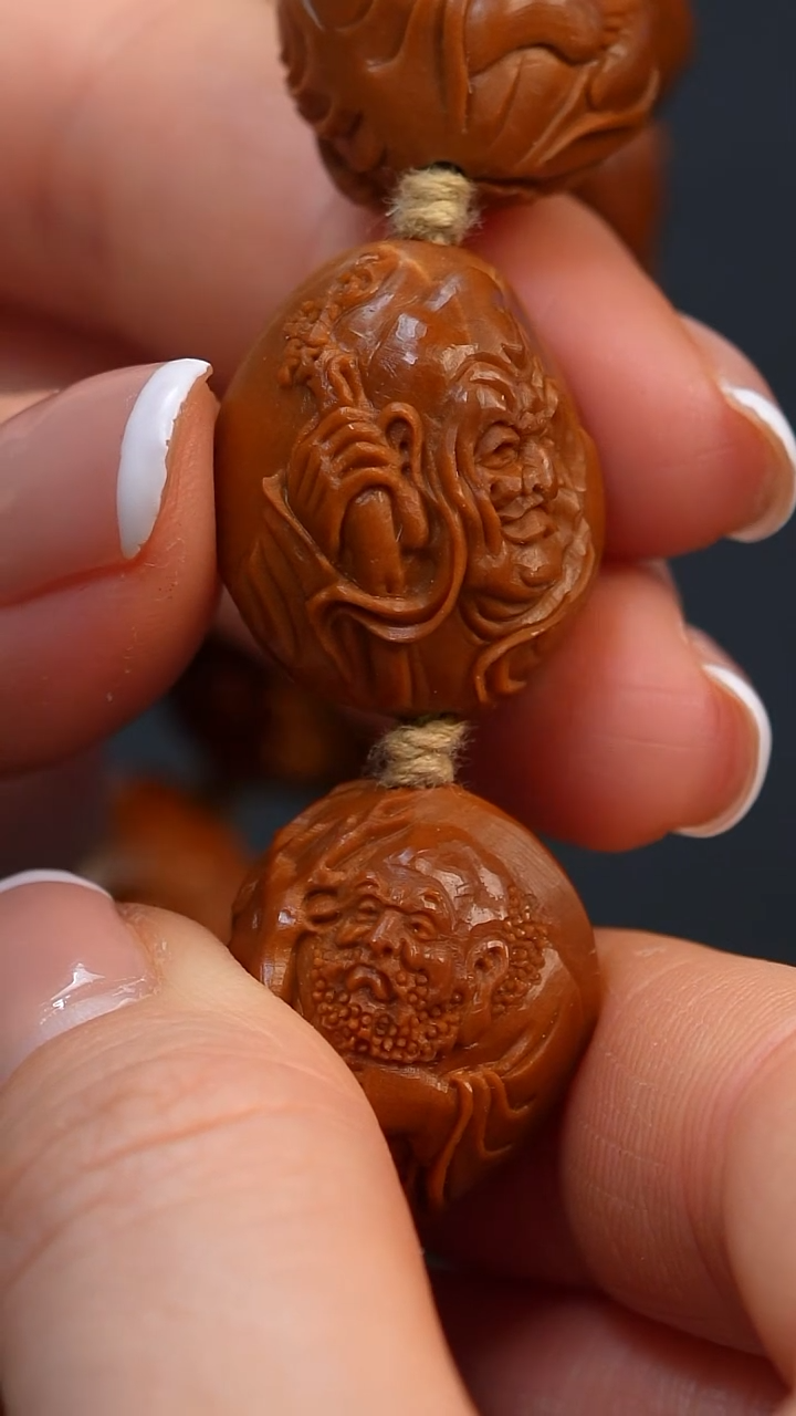 【闪购商品】橄榄核手串十八罗汉