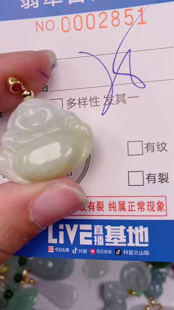 【闪购商品】翡翠颈饰未镶嵌00002851