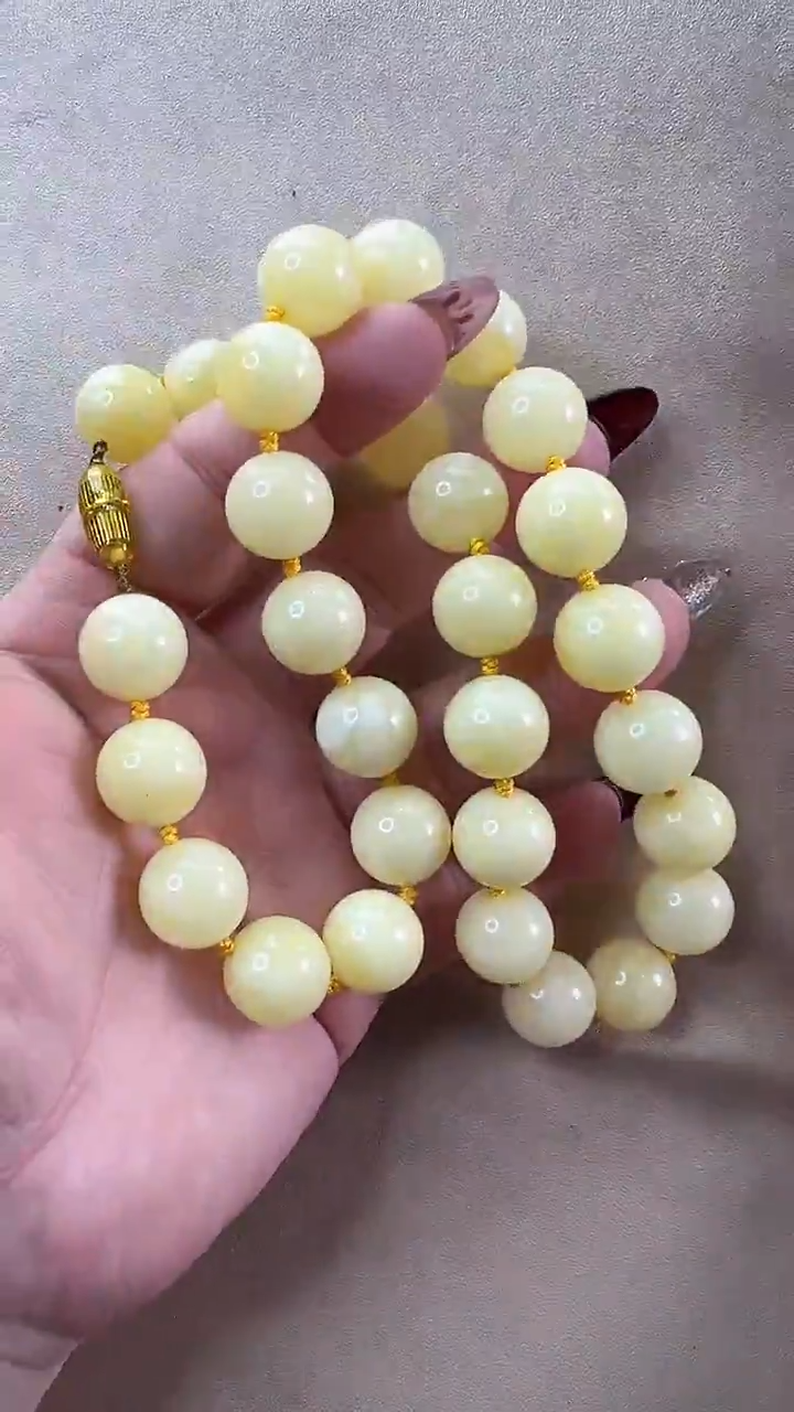 【闪购商品】琥珀颈饰未镶嵌项链