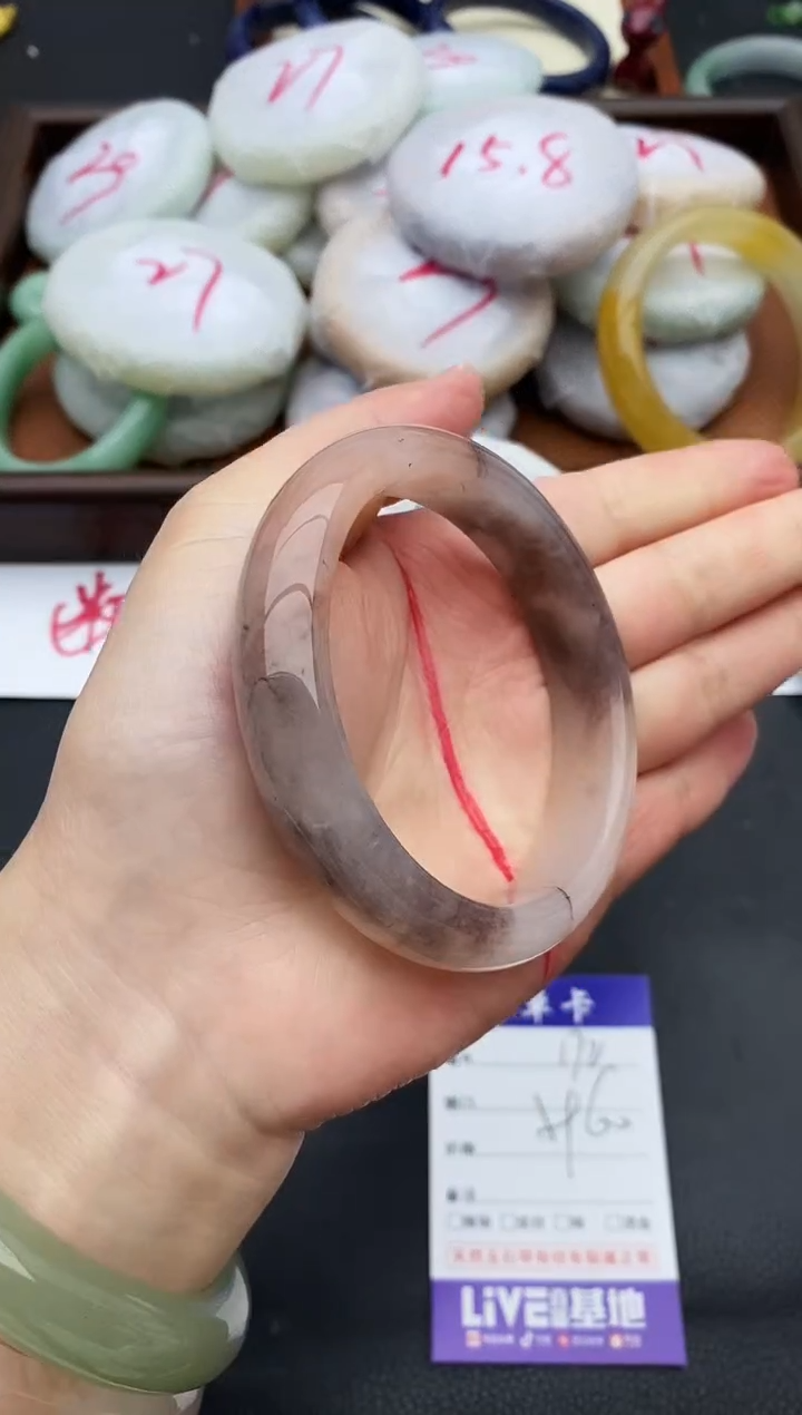 未镶嵌手镯石英质玉172+59/60