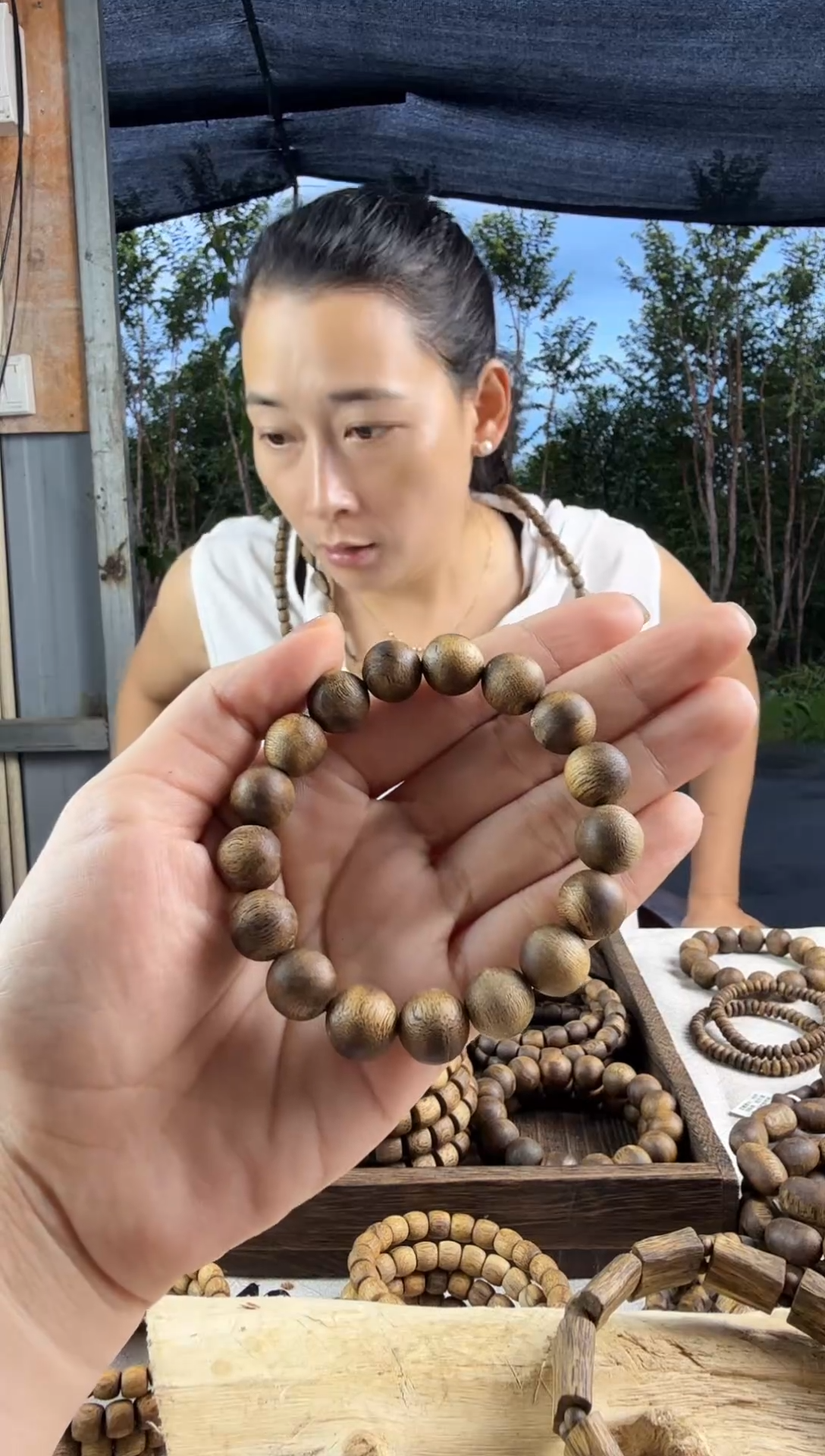 手串沉香云*遥奇楠沉香12MM单圈手串 多样性发一