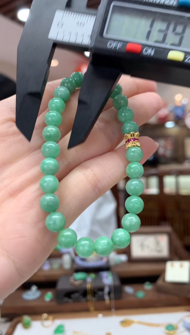 未镶嵌手串翡翠手串
