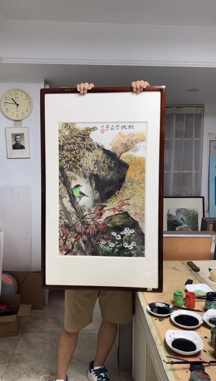纸本1吴国亭老师国画作品