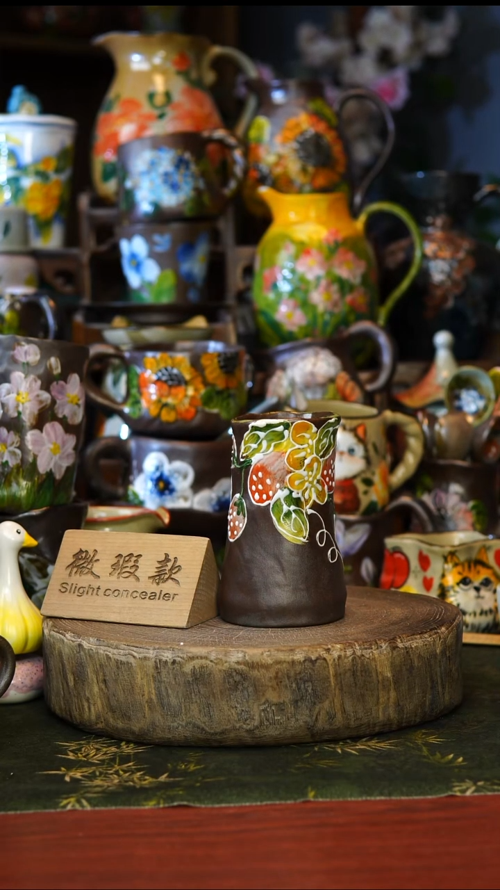 陶瓷20景德镇手工手绘釉下彩