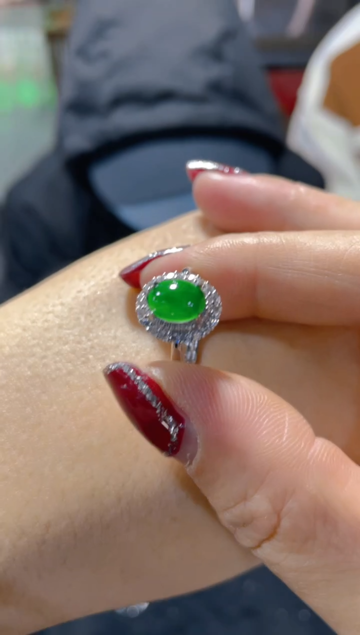 【闪购商品】翡翠戒指未镶嵌天然A货翡翠假一罚四（多样性发货）