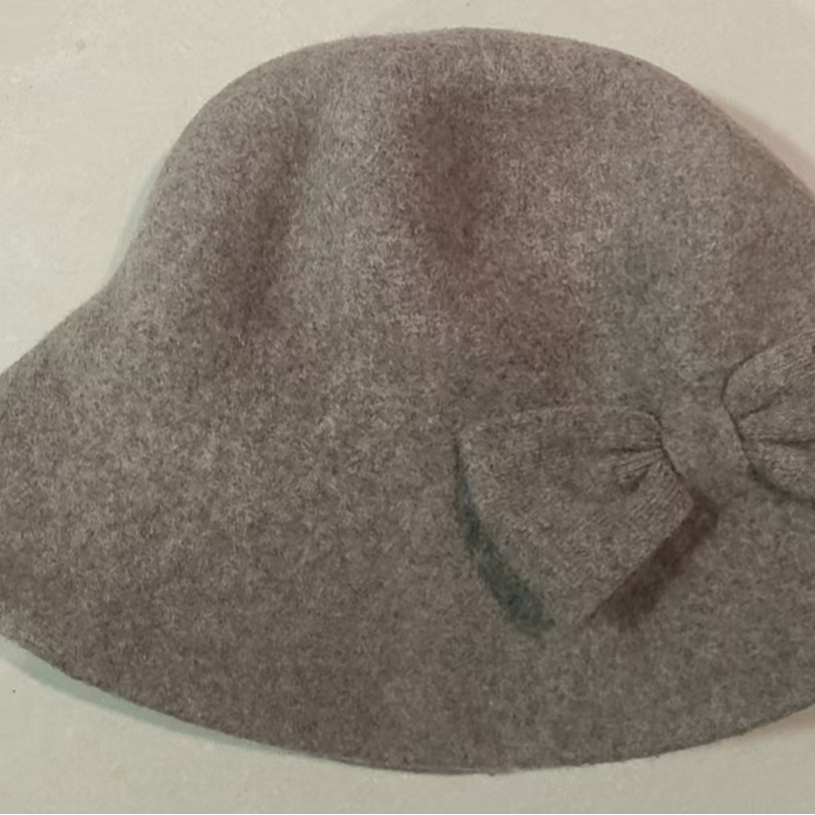 秋冬冷帽保暖帽法式蝴蝶结帽子