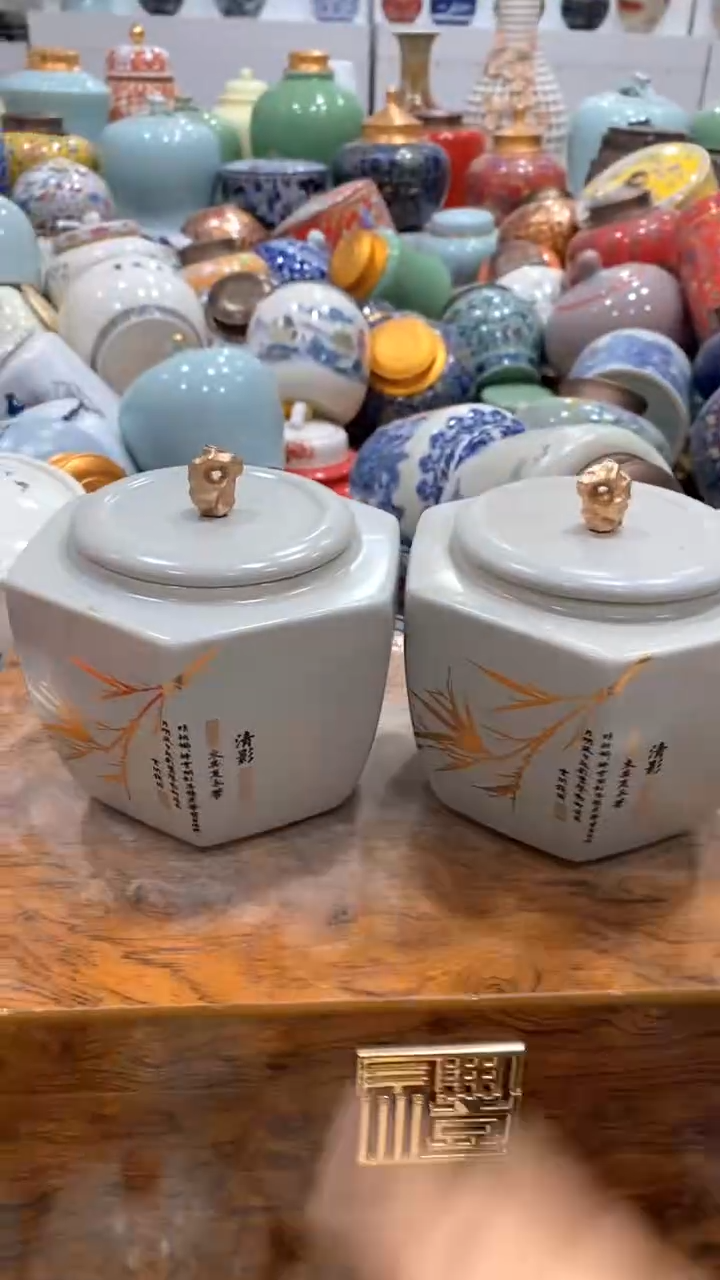 摆件茶叶罐密封罐储存罐