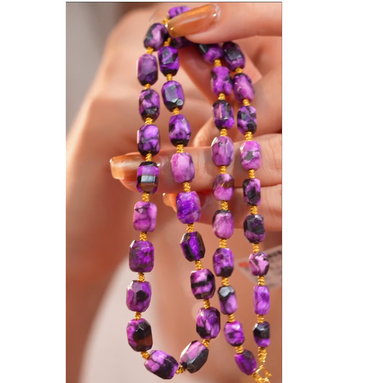 舒俱来蜜桃丝绒素链18K/45cm/AZB3322