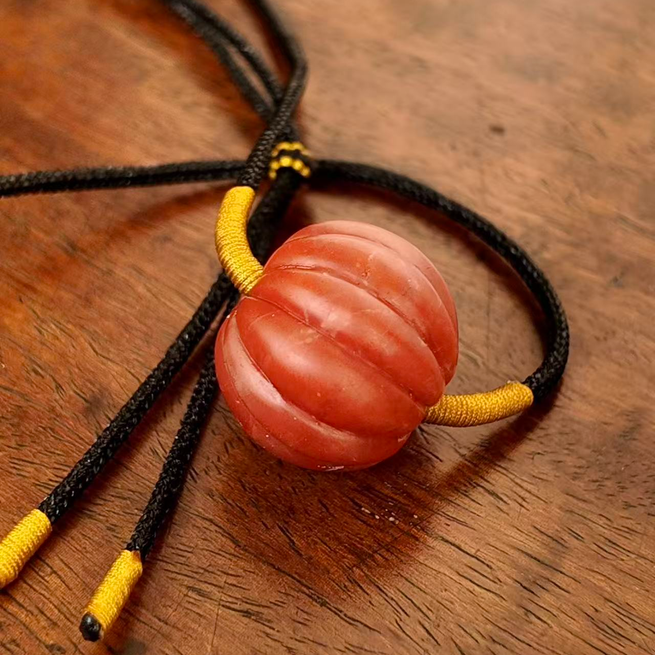 南红玛瑙南瓜珠散珠