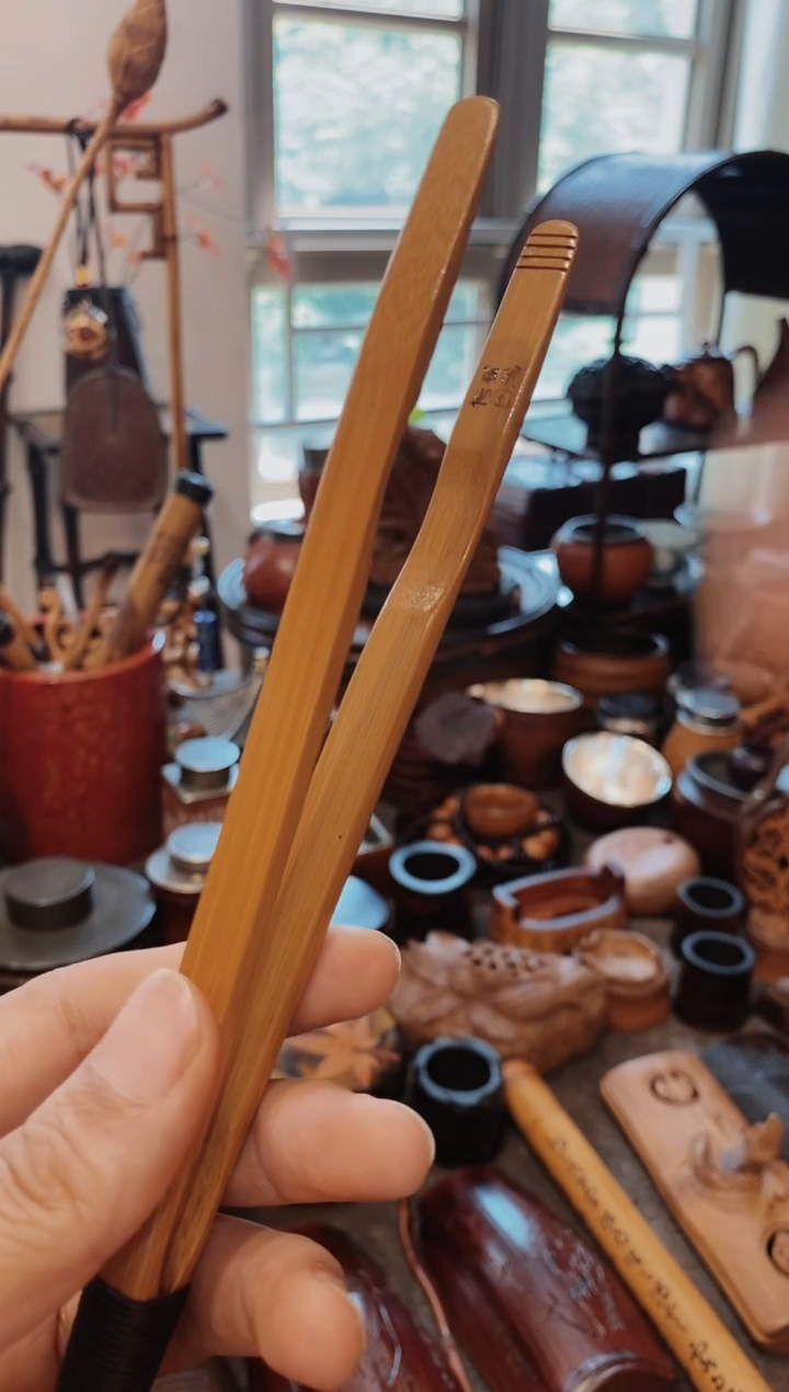 竹廖一男精品款茶夹