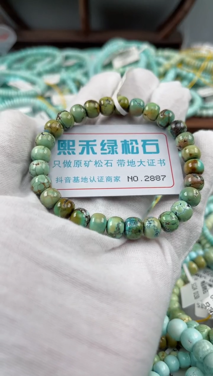 未镶嵌绿松石松石2887