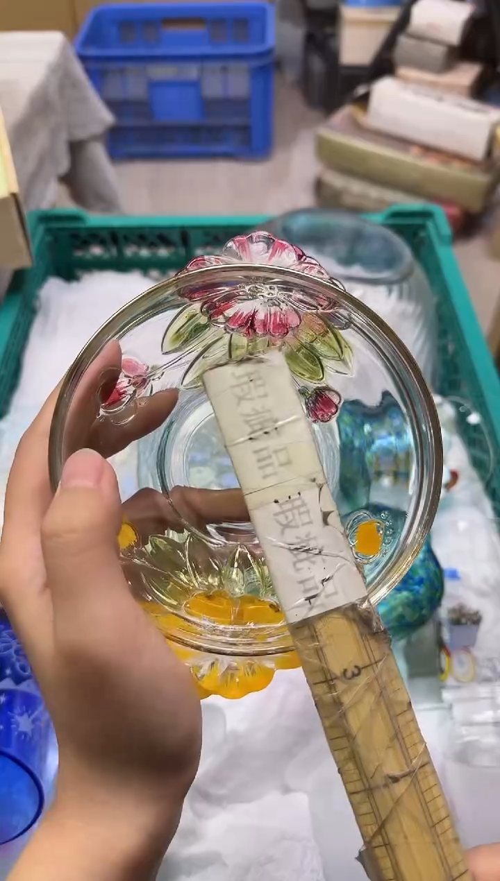 手工艺品玻璃马***狗413瑕疵