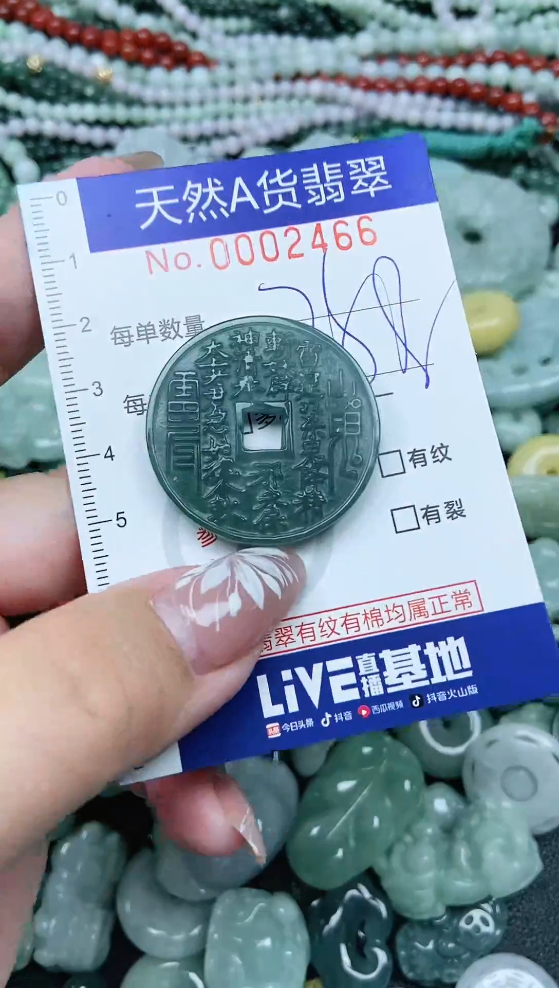 颈饰未镶嵌翡翠天然A货 支持复检