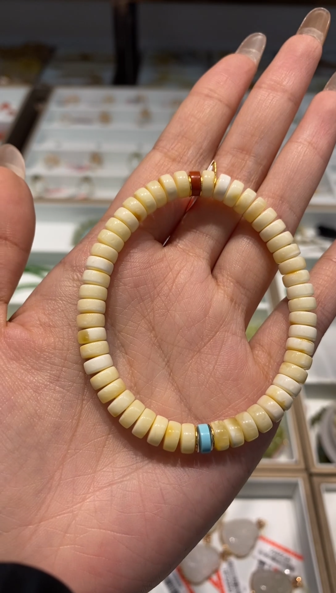 【闪购商品】琥珀手串未镶嵌手串7+