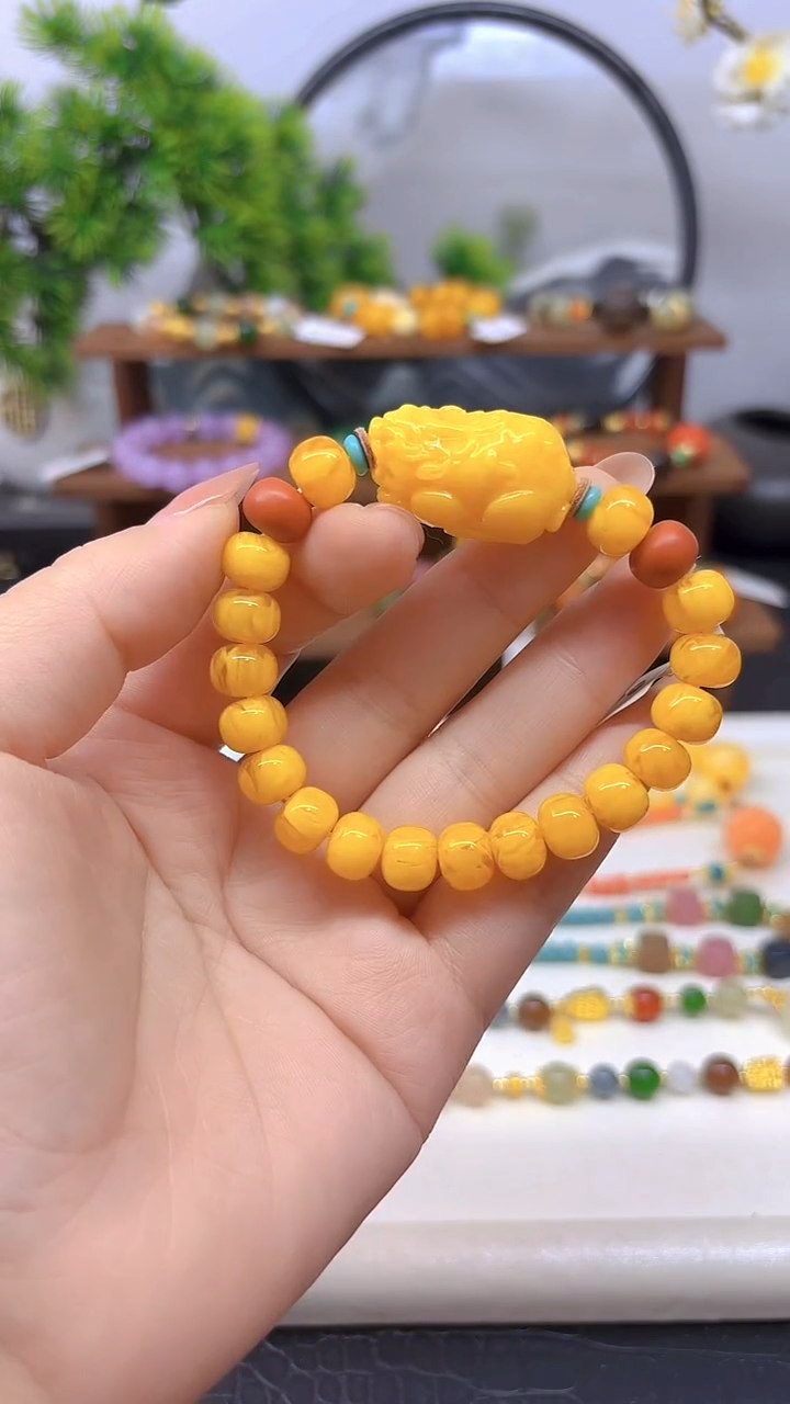 手链蜜蜡未镶嵌S345