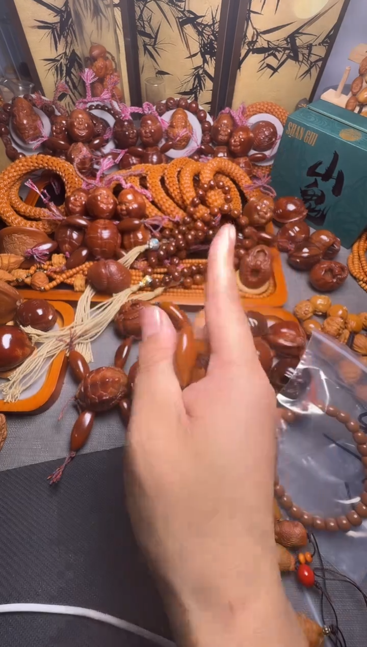 手串橄榄核柳叶核脖挂