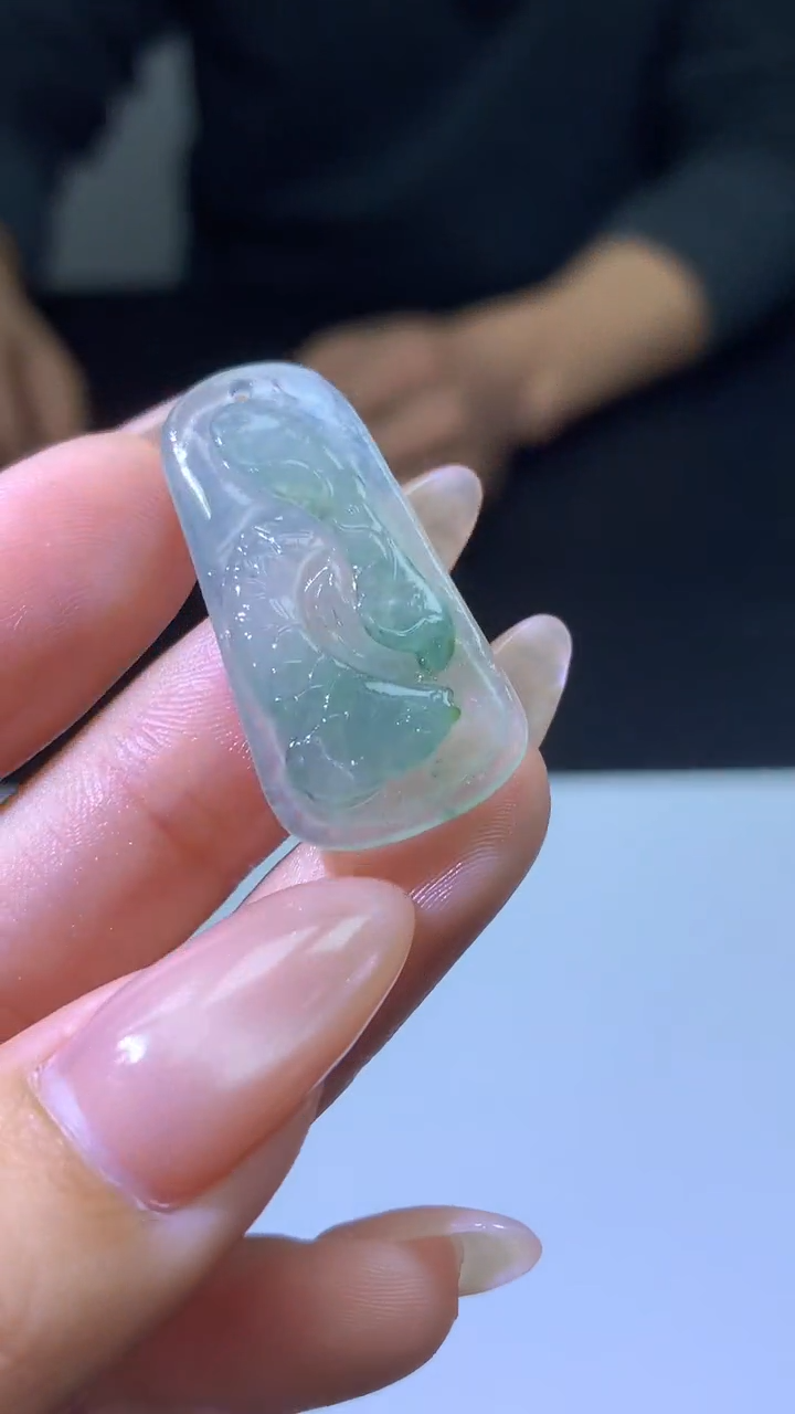 【闪购商品】翡翠颈饰未镶嵌002ee-JJ年年有鱼19