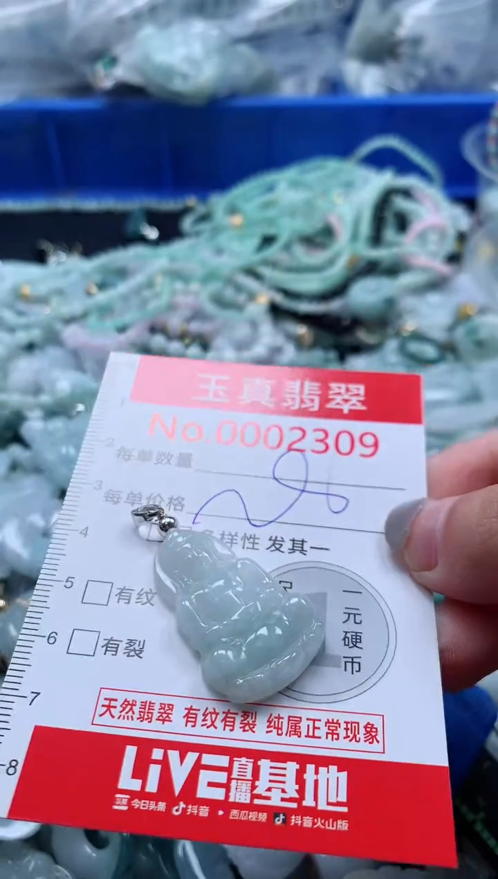 吊坠(不含链)未镶嵌翡翠2309
