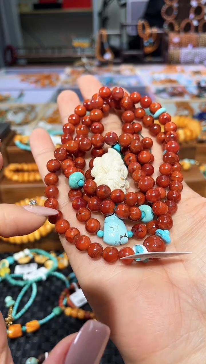 【闪购商品】南红玛瑙颈饰未镶嵌项链