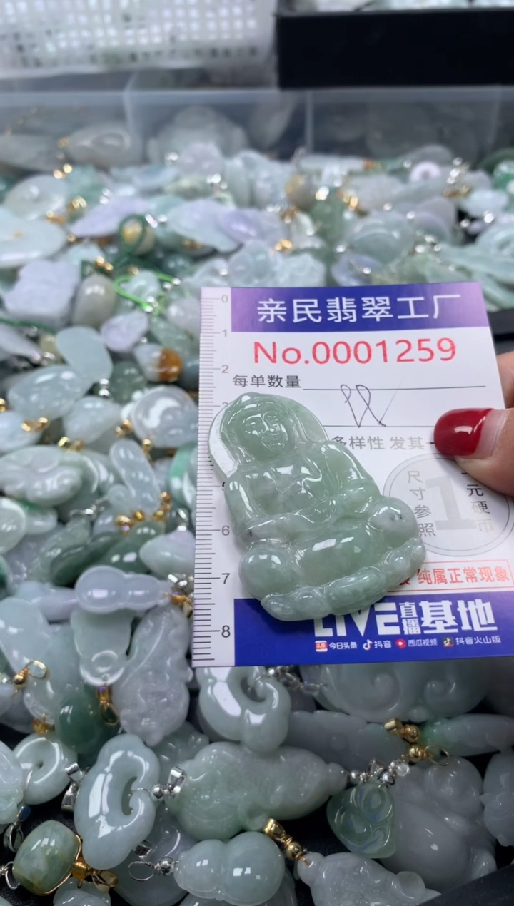 吊坠(不含链)未镶嵌翡翠1259