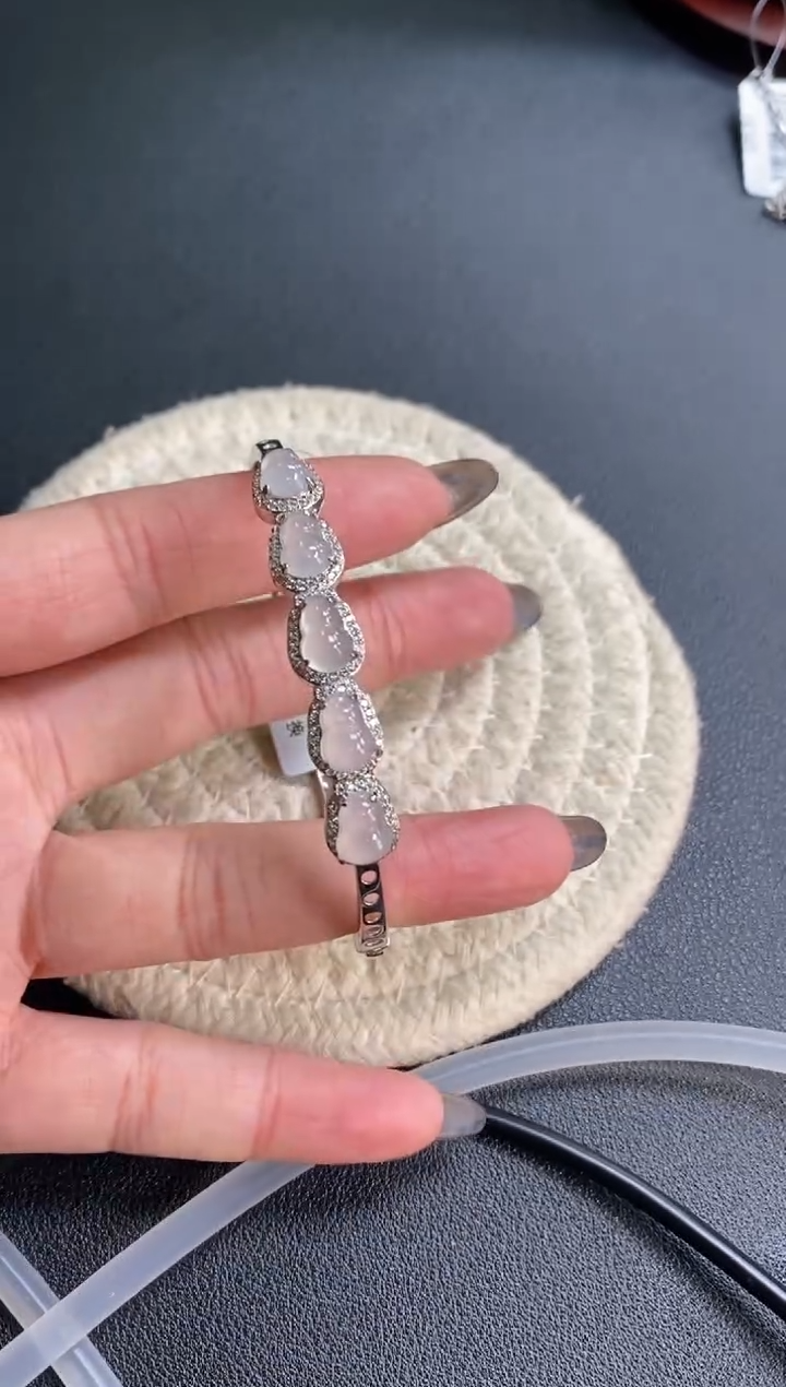 颈饰银S925镶嵌翡翠16606