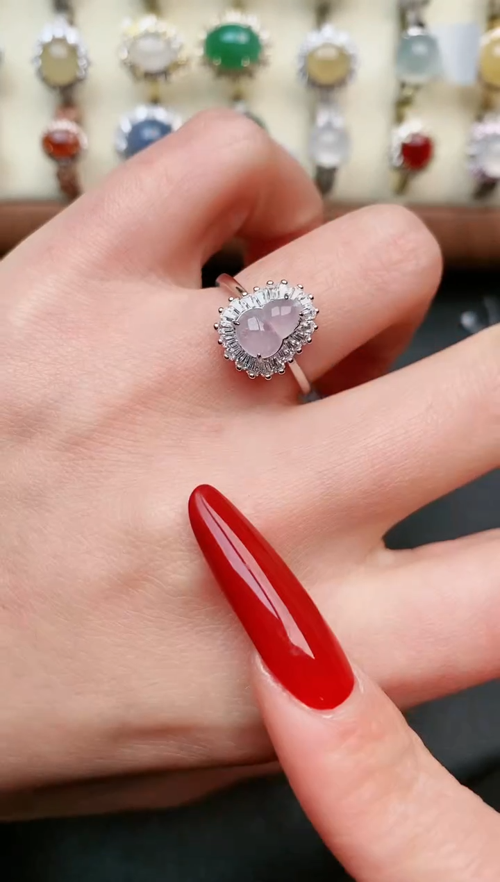 【闪购商品】翡翠戒指银S925镶嵌......