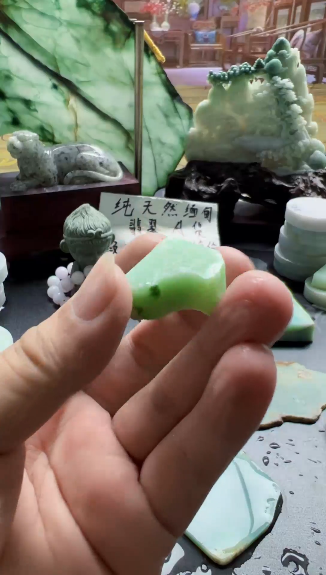 未镶嵌挂件翡翠纯天然缅甸翡翠A货
