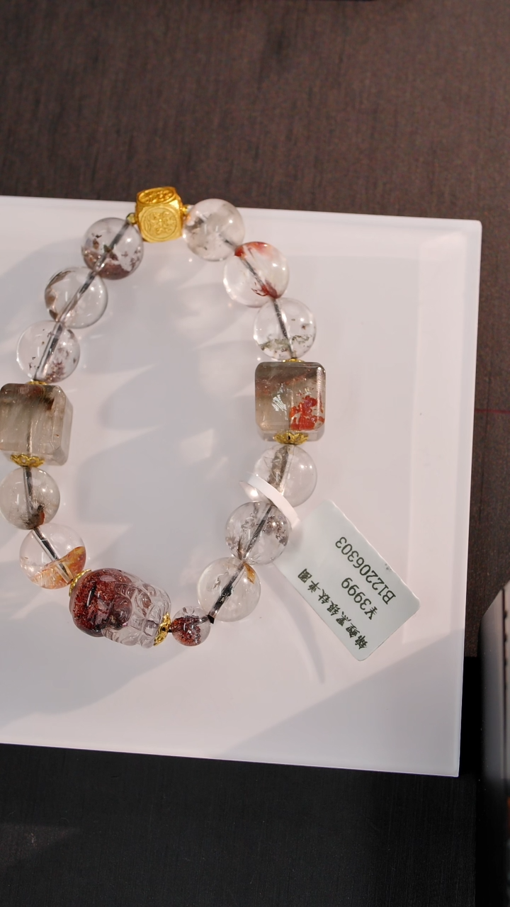 【闪购商品】水晶手链未镶嵌黑银钛单圈多样性发一