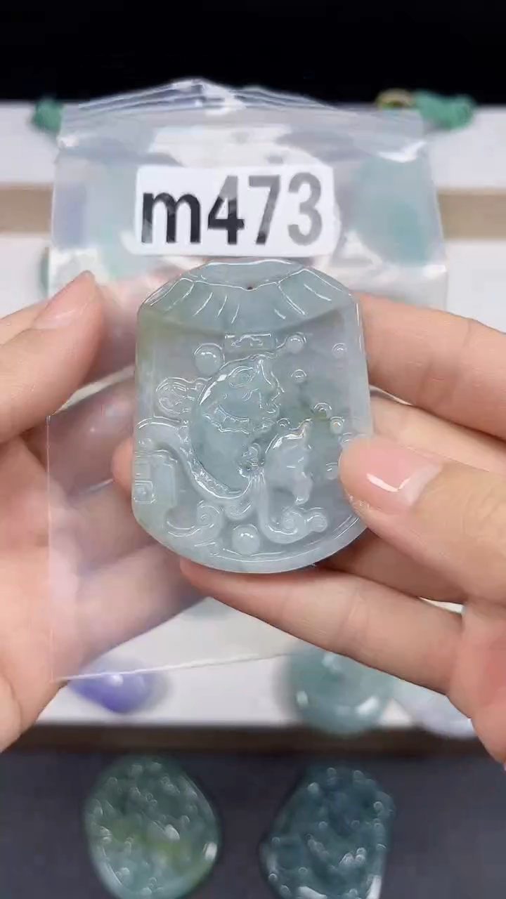 颈饰未镶嵌翡翠翡翠珠宝吊坠挂件