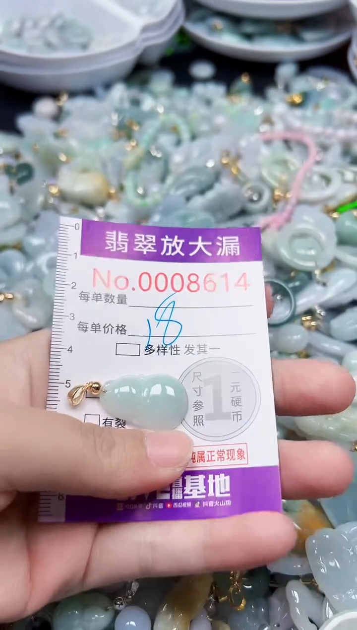 颈饰未镶嵌翡翠8614