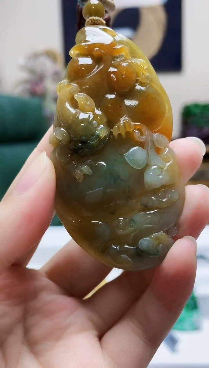 未镶嵌定制翡翠吊坠113
