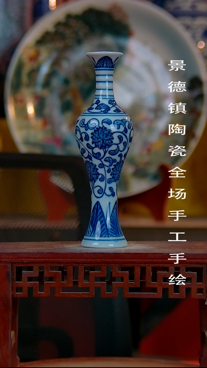 摆件景德镇陶瓷 全场手工手绘