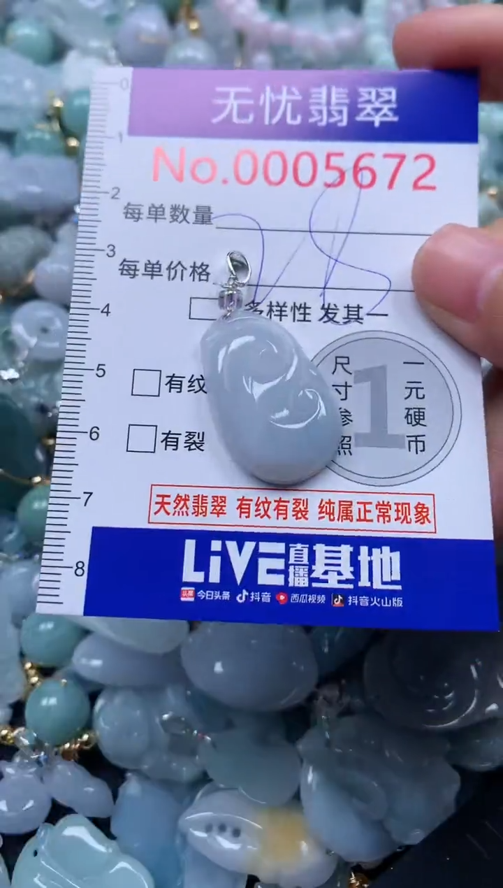 颈饰未镶嵌翡翠5672