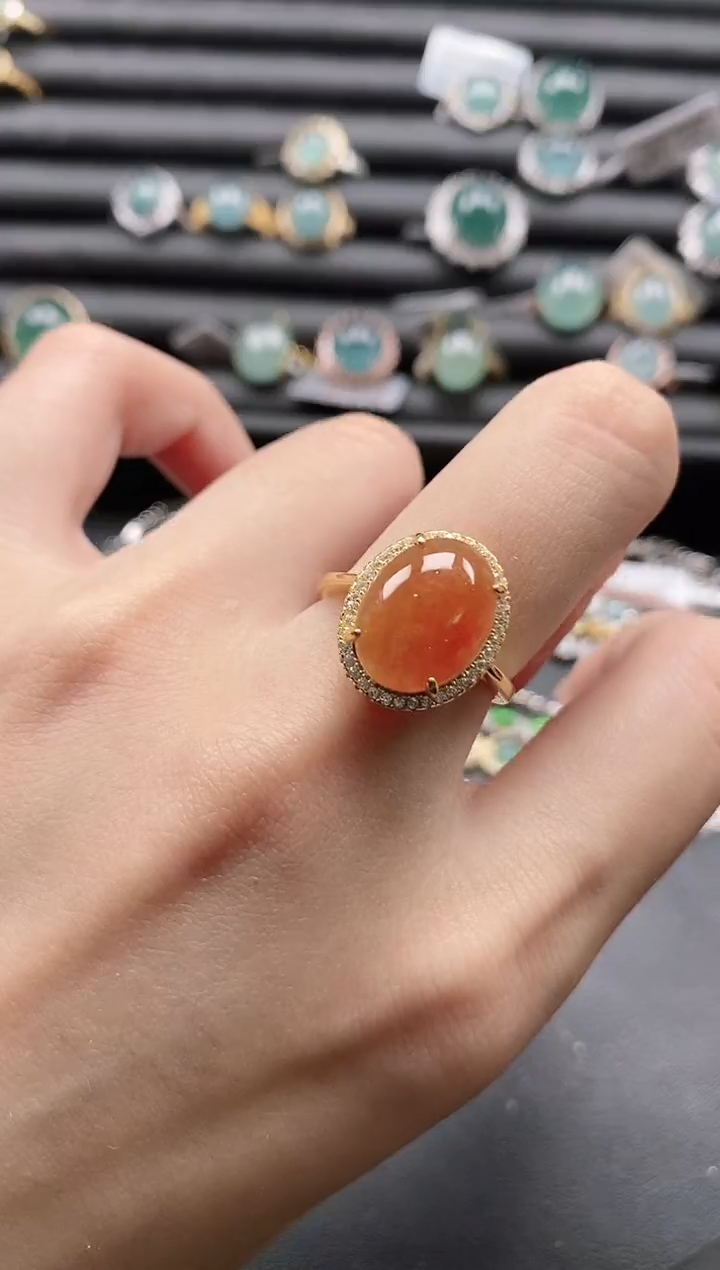 【闪购商品】翡翠戒指银S925镶嵌11111