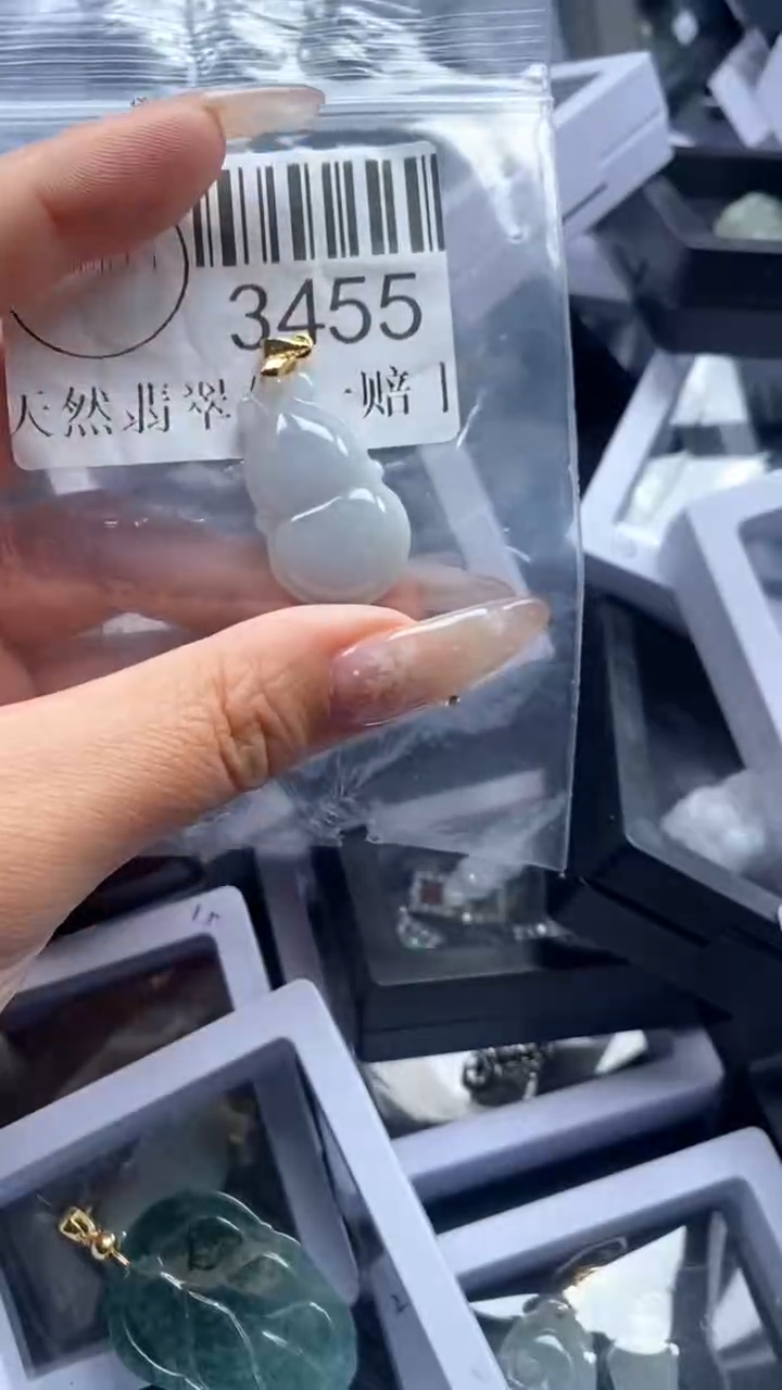 颈饰未镶嵌翡翠3455