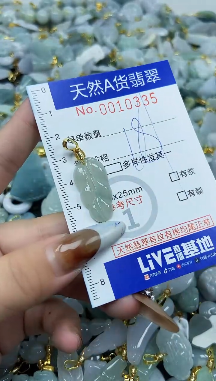 【闪购商品】翡翠颈饰未镶嵌天然A货翡翠