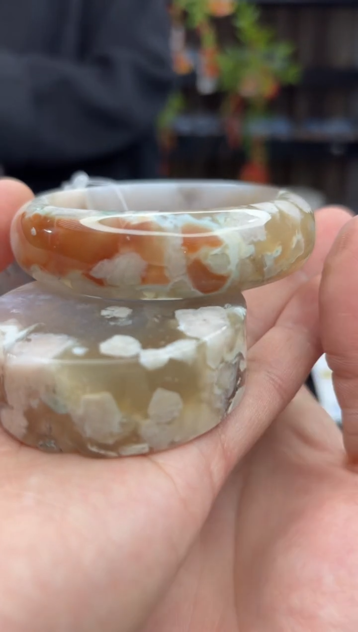 【闪购商品】石英质玉手镯未镶嵌41（59圈赠送镯心）